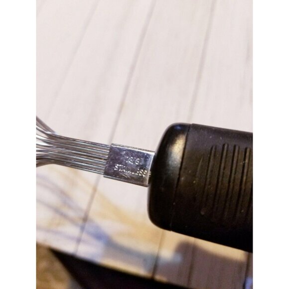 CushN Cush N Whipping Balloon 18/8 Stainless Steel Whisk Black Handle 9 1/2" - Picture 4 of 7